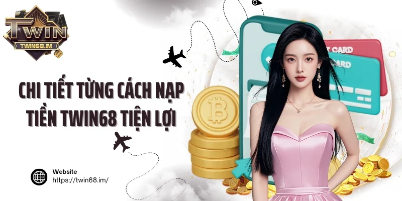 Chi tiết từng cách nạp tiền Twin68 tiện lợi
